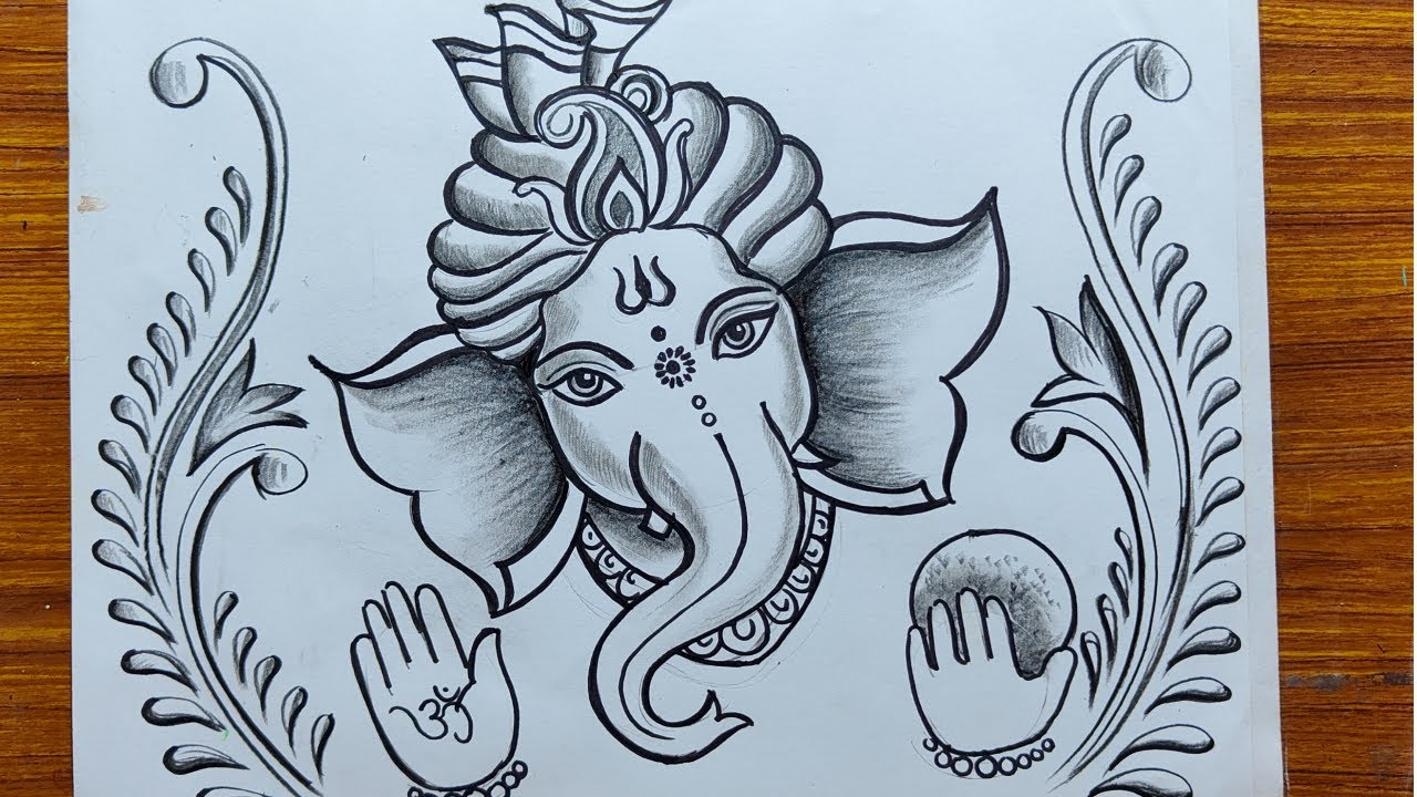 Realistic drawing of Ganesha using graphite pencil . . #drawings  #reelsinstagram #artreels #reel #skeching | By dhiraj_lothe.artFacebook